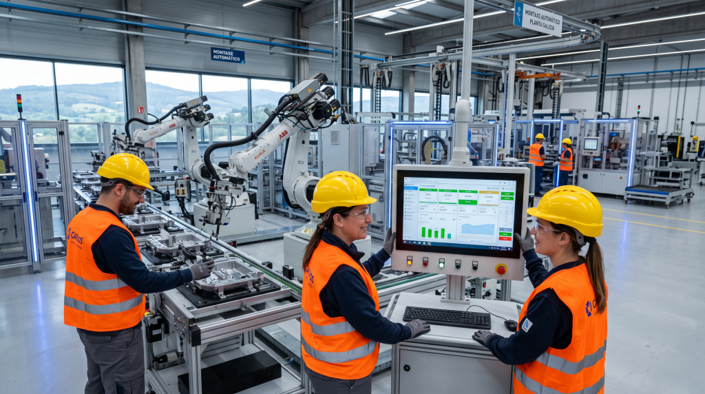 Industria 4.0 en Galicia: Cómo un ciclo de FP te prepara para la fábrica del futuro